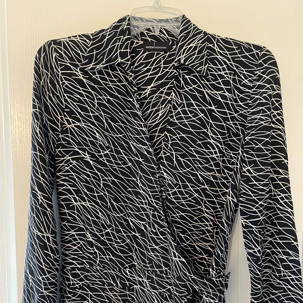 100% silk long sleeve timeless dress